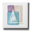 'Sailboat and Palm' by Linda Woods, Canvas Wall Art