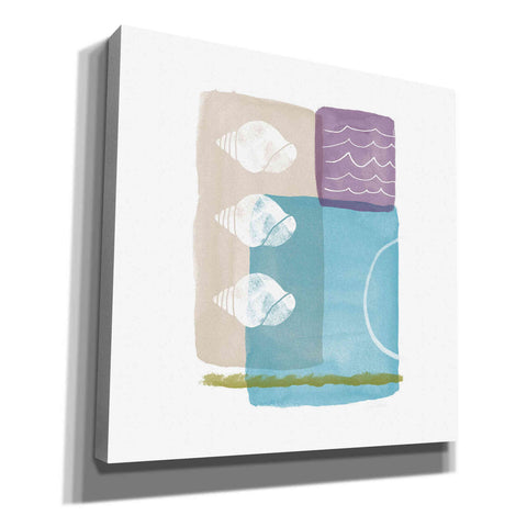 Image of 'Seashells And Waves' by Linda Woods, Canvas Wall Art