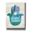 'Shabbat Shalom Hamsa' by Linda Woods, Canvas Wall Art