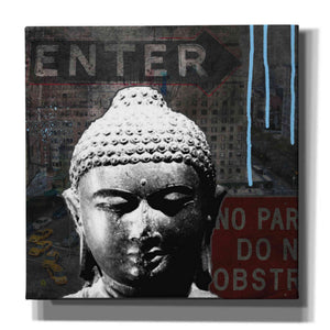 'Urban Buddha IV' by Linda Woods, Canvas Wall Art