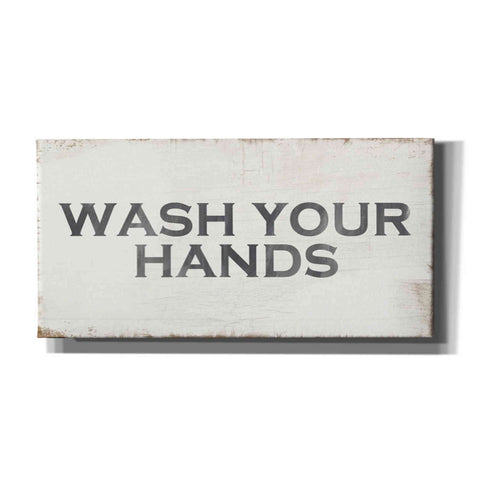 Image of 'Wash Your Hands' by Linda Woods, Canvas Wall Art
