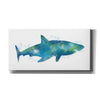 'Watercolor Shark III' by Linda Woods, Canvas Wall Art