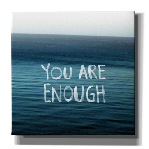 Image of 'You Are Enough' by Linda Woods, Canvas Wall Art