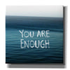 'You Are Enough' by Linda Woods, Canvas Wall Art