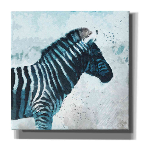 Image of 'Zebra' by Linda Woods, Canvas Wall Art