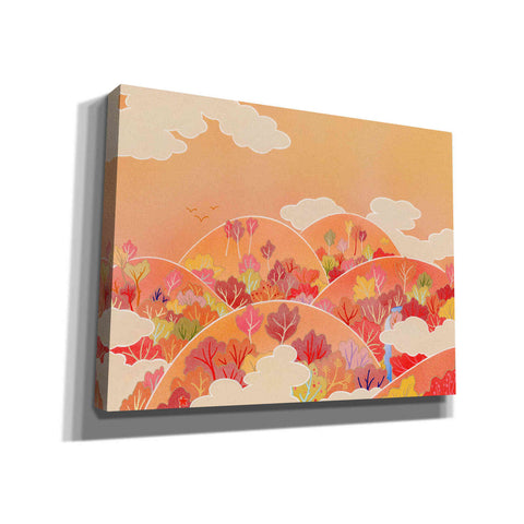 Image of 'Autumn Hill' by Zigen Tanabe, Giclee Canvas Wall Art