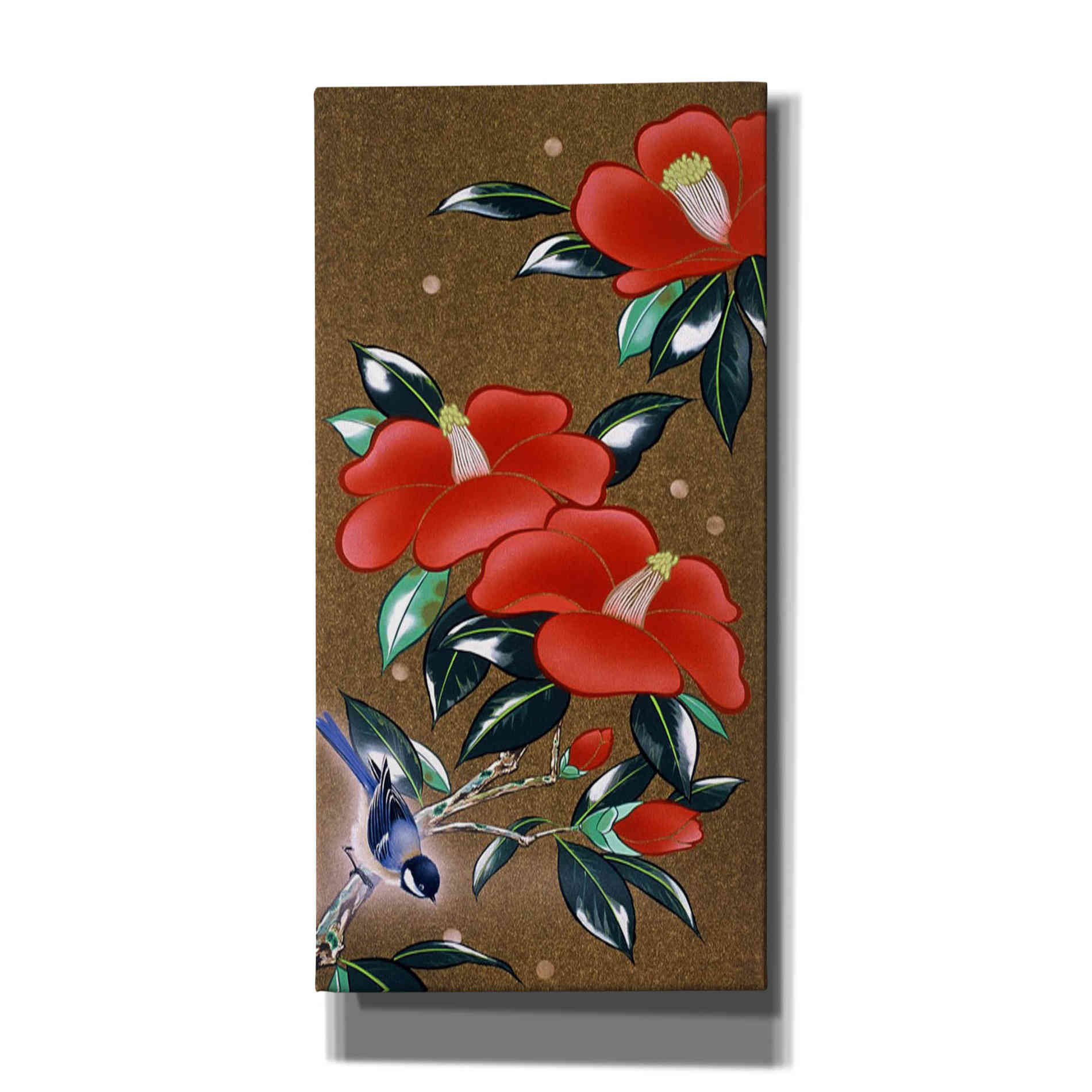'Camellia L' by Zigen Tanabe, Giclee Canvas Wall Art