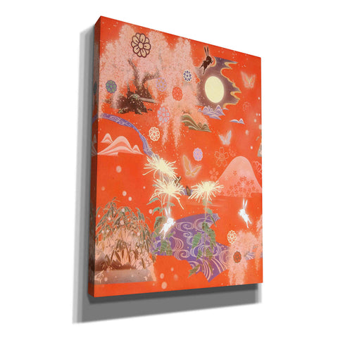 Image of 'Moon and Rabbit' by Zigen Tanabe, Giclee Canvas Wall Art