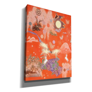 'Moon and Rabbit' by Zigen Tanabe, Giclee Canvas Wall Art