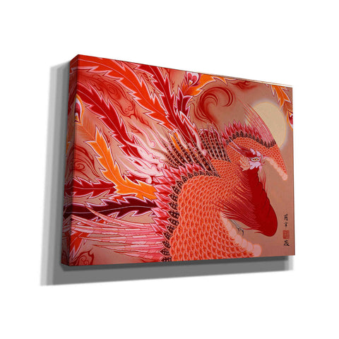 Image of 'Red Peacock' by Zigen Tanabe, Giclee Canvas Wall Art