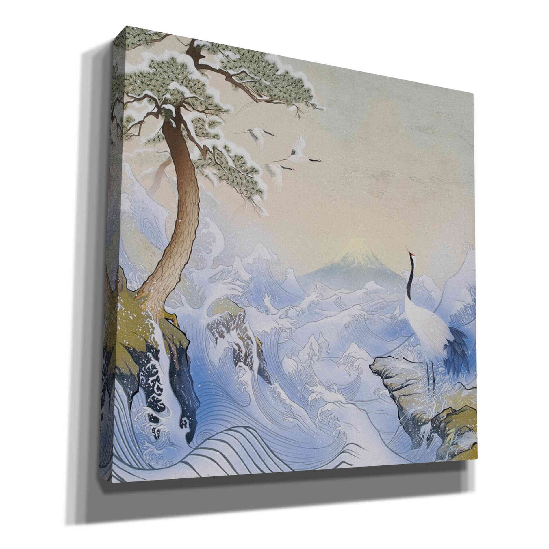 'Winter Waves' by Zigen Tanabe, Giclee Canvas Wall Art