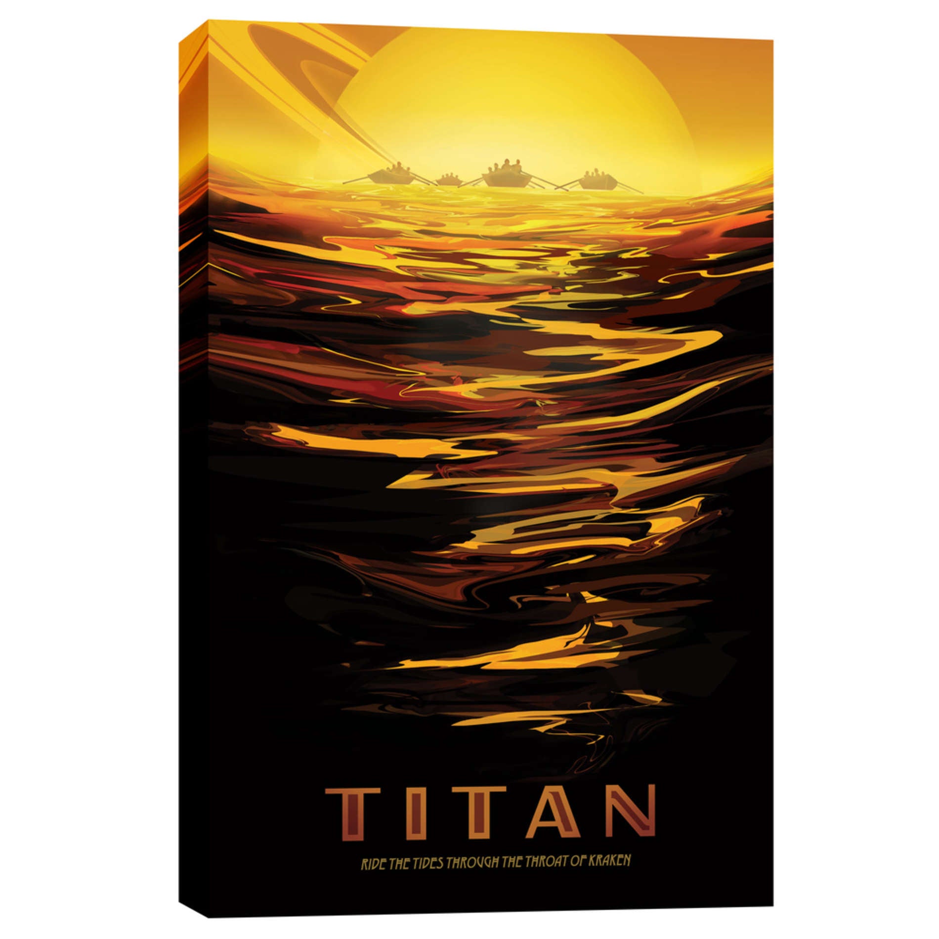 'Visions of the Future: Titan' Canvas Wall Art