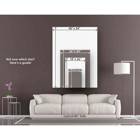 Image of "'Black and White Strokes North East' Canvas Wall Art"